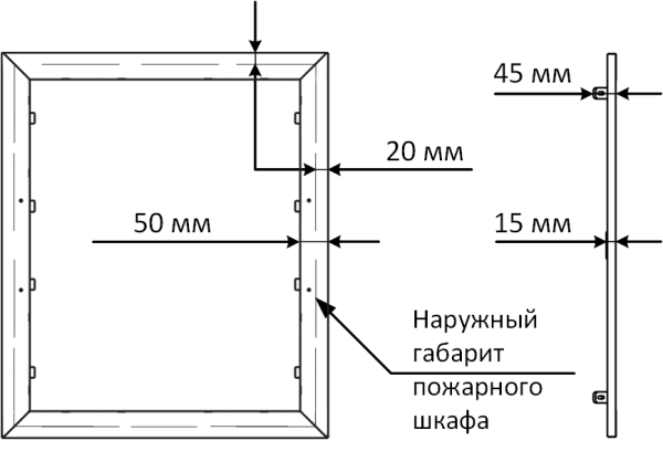 Рамка для ШП-К1-О2(ШП-К2) белая — изображение 2