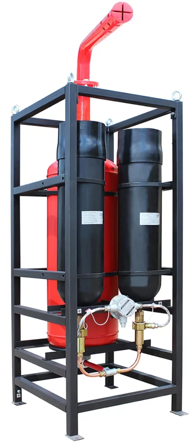Модуль газопорошкового пожаротушения "BIZONE" МПП (Н)-100-КД-1-БСГ-У2