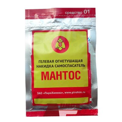 Мантос М104 Гелевая огнетушащая накидка-самоспасатель